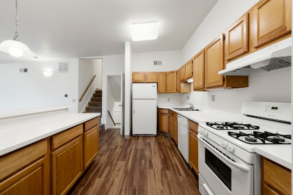 Kitchen With Wooden Cabinets